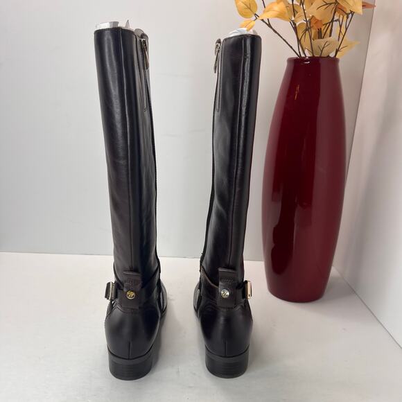 Naturalizer Rena 2 Leather Knee High Riding Boot Side Zip Black Women 6.5M NWOB - Picture 4 of 9